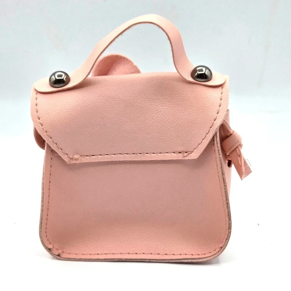 Hello Kitty Mini Crossbody Purse‎ for Little Girls Dusty Rose With Bow